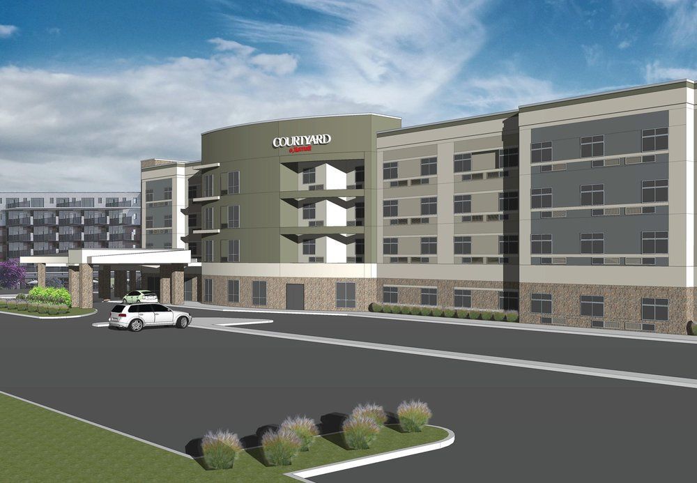 Courtyard By Marriott Schenectady At Mohawk Harbor Hotel Ngoại thất bức ảnh